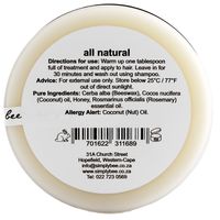 Simply Bee Honey & Rosemary Hair Treatment